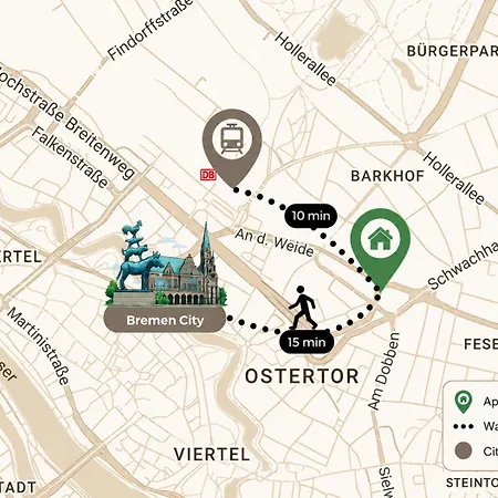 Superhosts Zentrum - 2xparkplatz - Terrasse - King-bett Apartment *